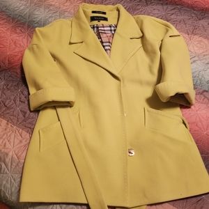 Green coat made in Europe